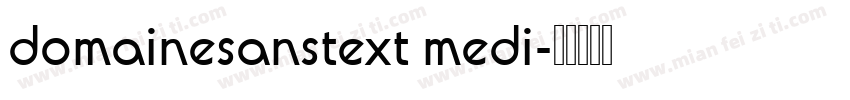 domainesanstext medi字体转换